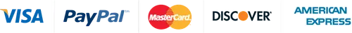 Accepted payment cards